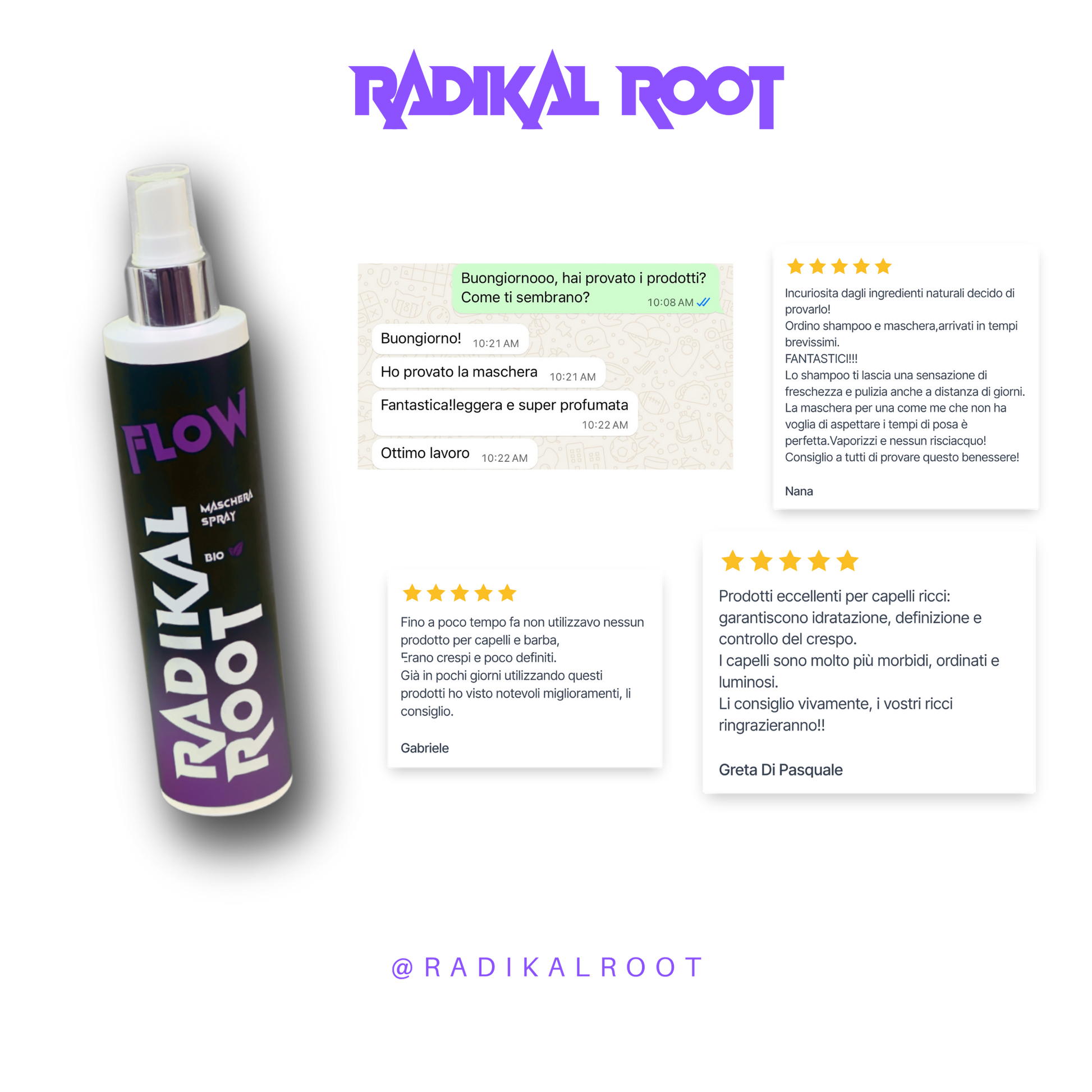 FLOW - Maschera Spray Leave-in 200ML