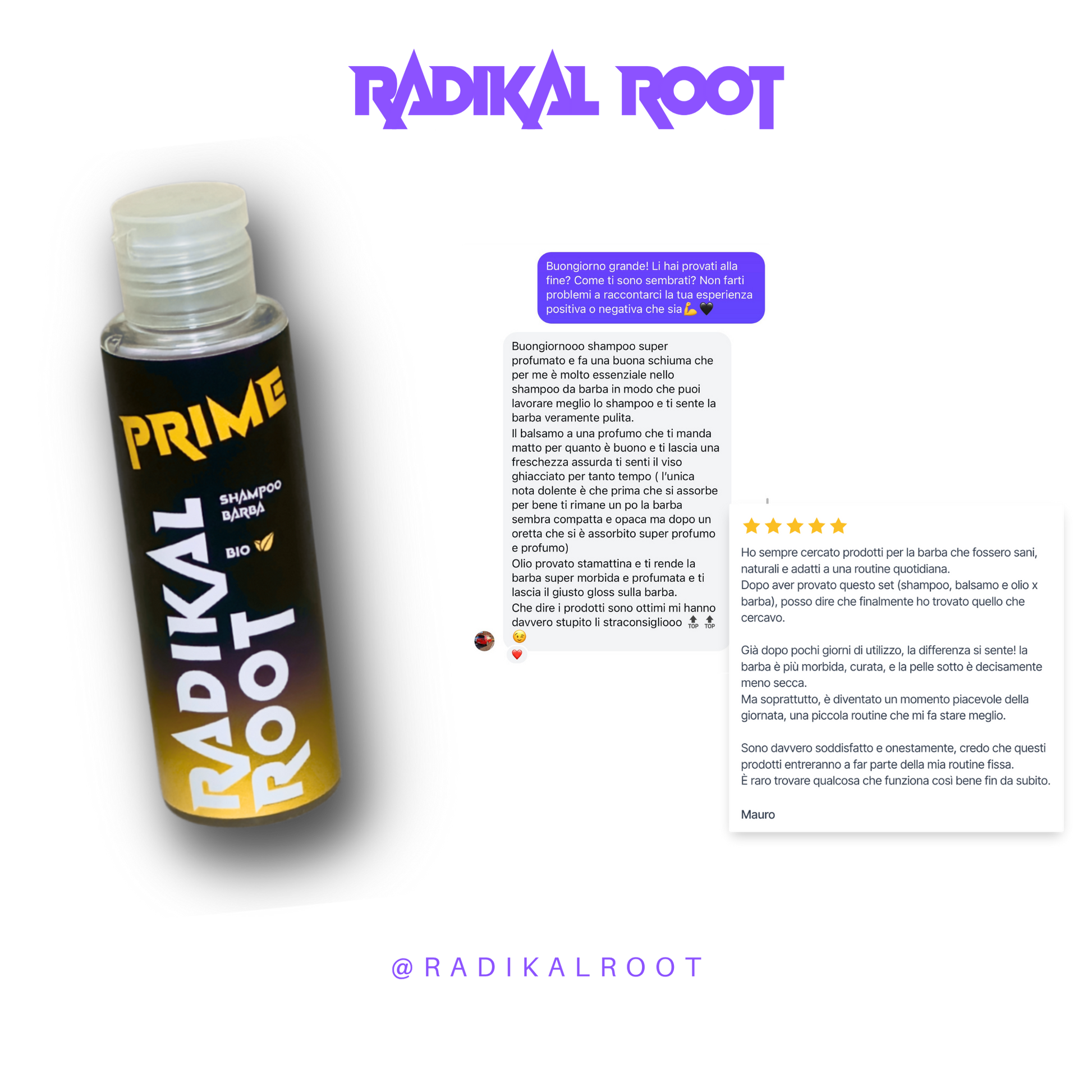 PRIME - Shampoo Barba BIO 100ML