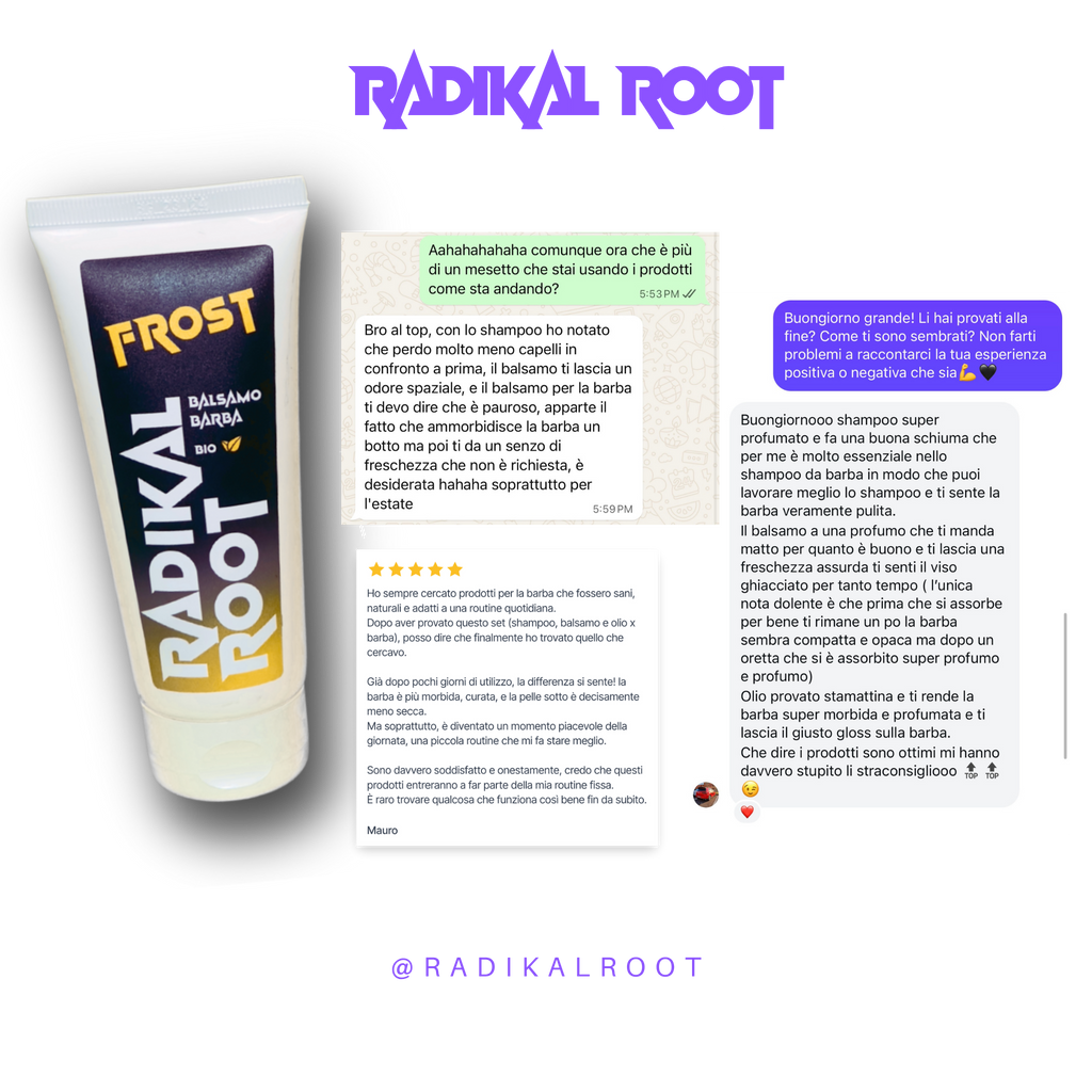 FROST - Balsamo Barba Senza Risciacquo BIO 100ML