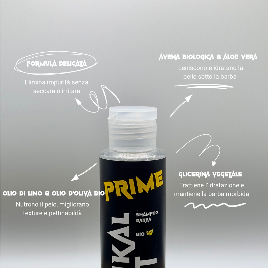 PRIME - Shampoo Barba BIO 100ML