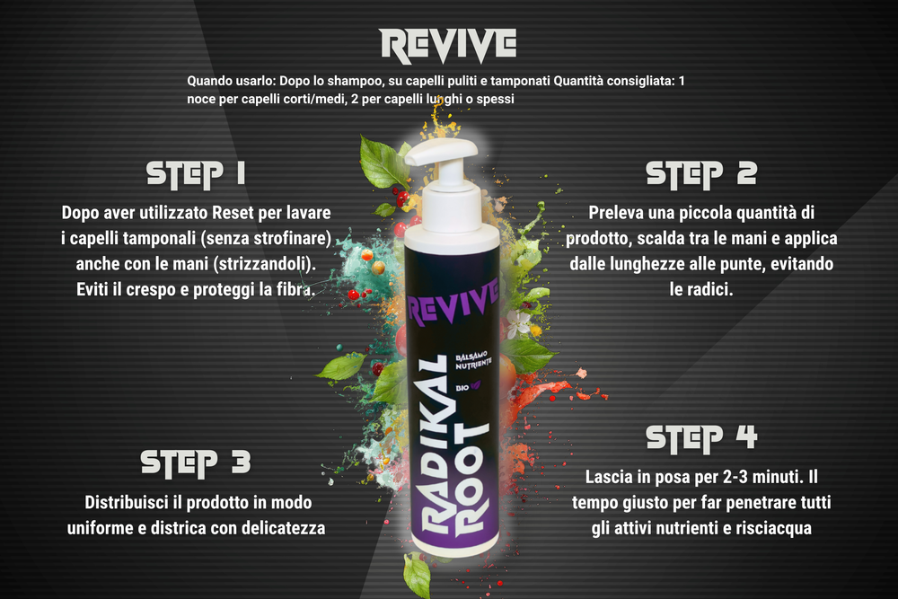 Come si usa REVIVE - Balsamo Nutriente BIO 200ML