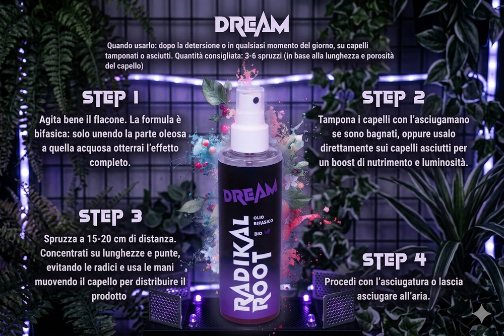 Come si usa DREAM - OLIO BIFASICO BIO 200ML
