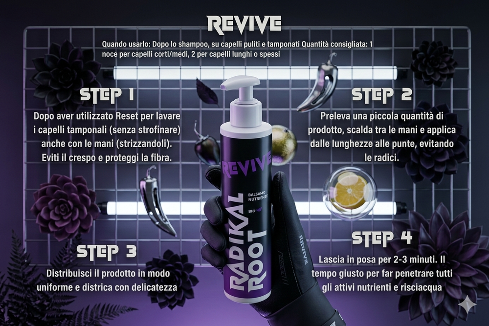 Come si usa REVIVE - Balsamo Nutriente BIO 200ML