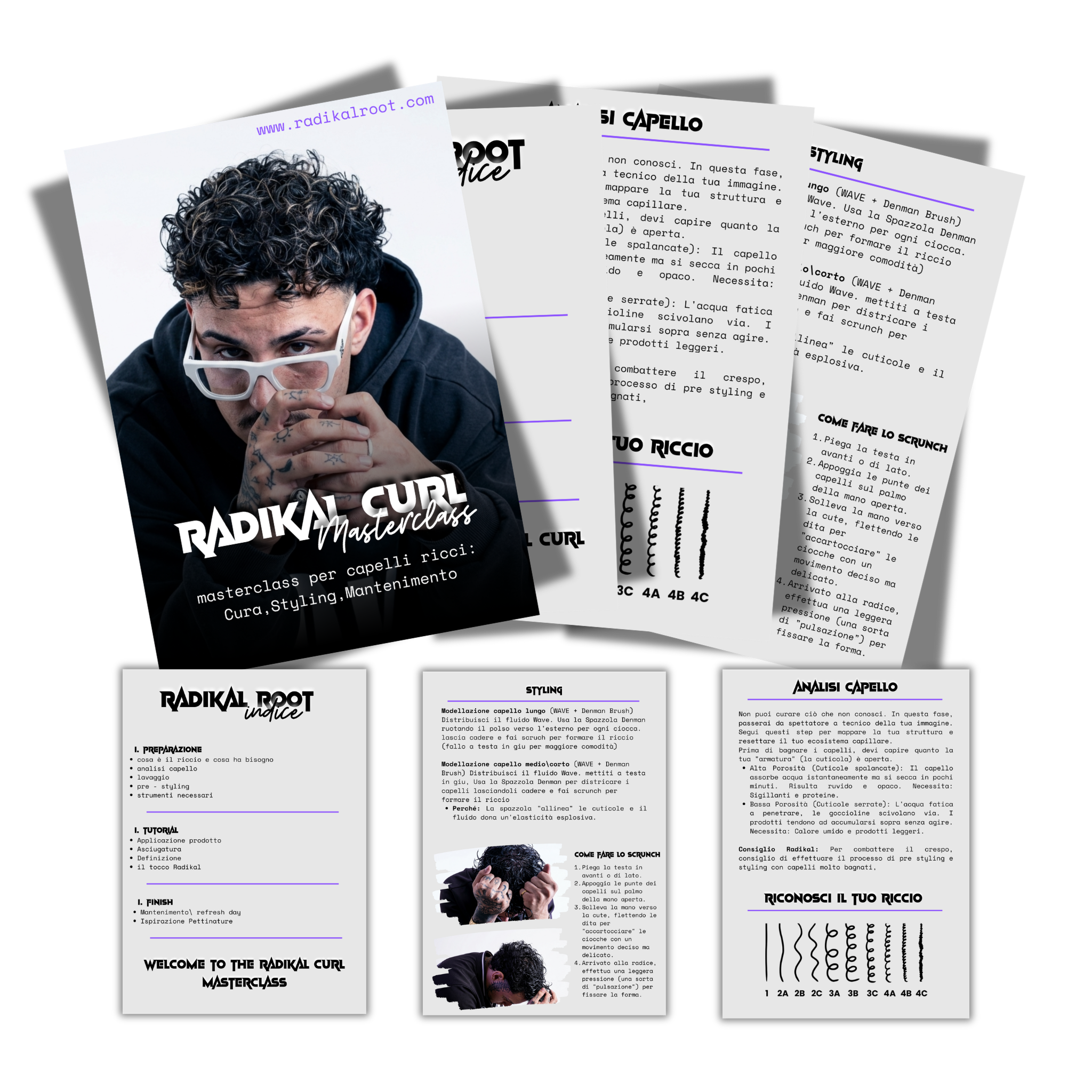 Curl Masterclass - Guida al Trattamento dei Capelli Ricci Cura, Styling, Mantenimento.