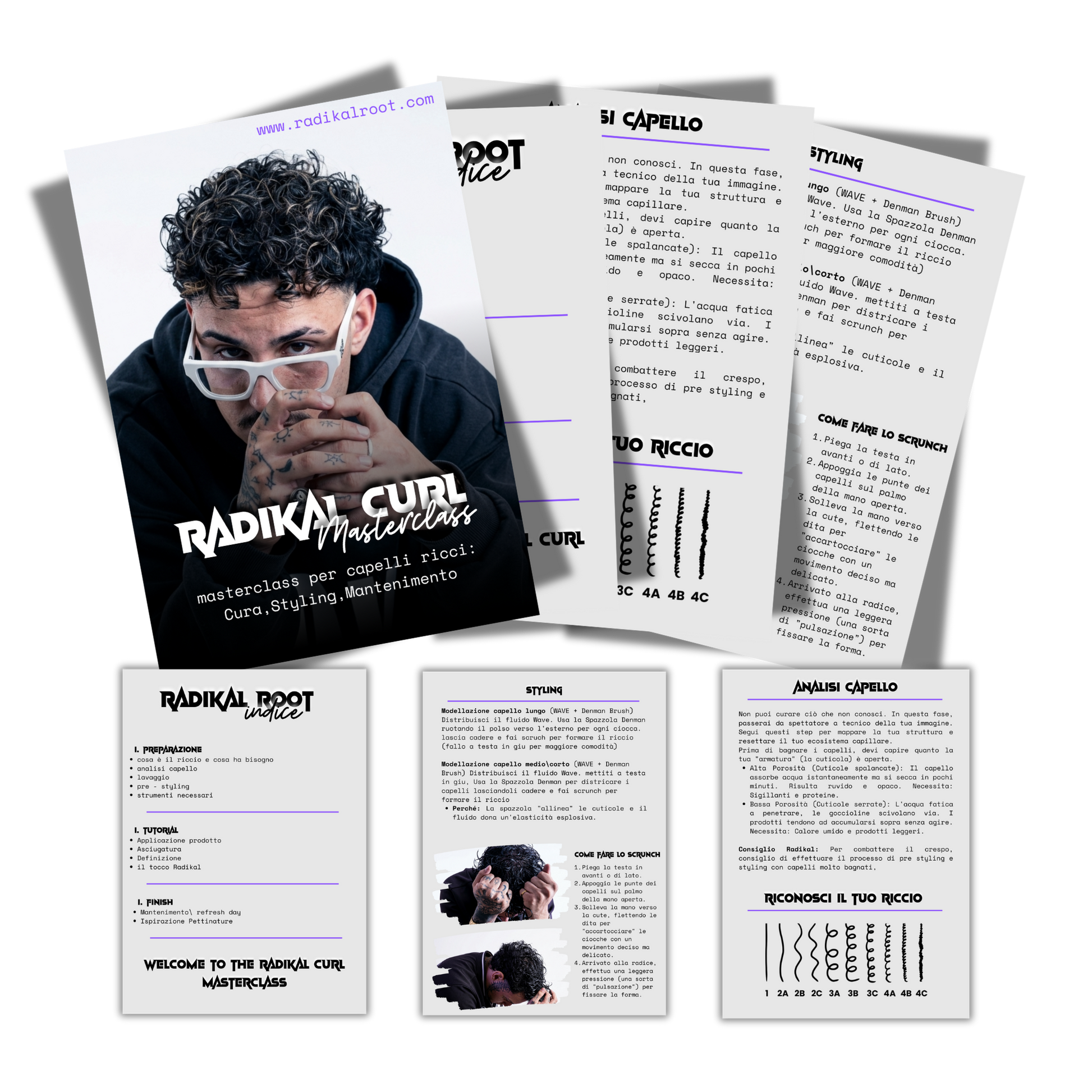Curl Masterclass - Guida al Trattamento dei Capelli Ricci Cura, Styling, Mantenimento.